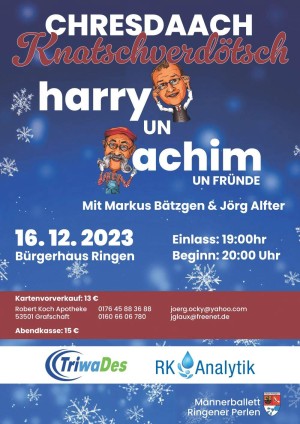 Harry & Achim - Chresdaach Knatschverdötsch